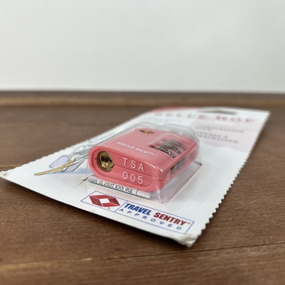 NEW Belle Hop‎ TSA Recognized Pink 3-Digit Combination Lock, 2006 - Picture 3 of 4